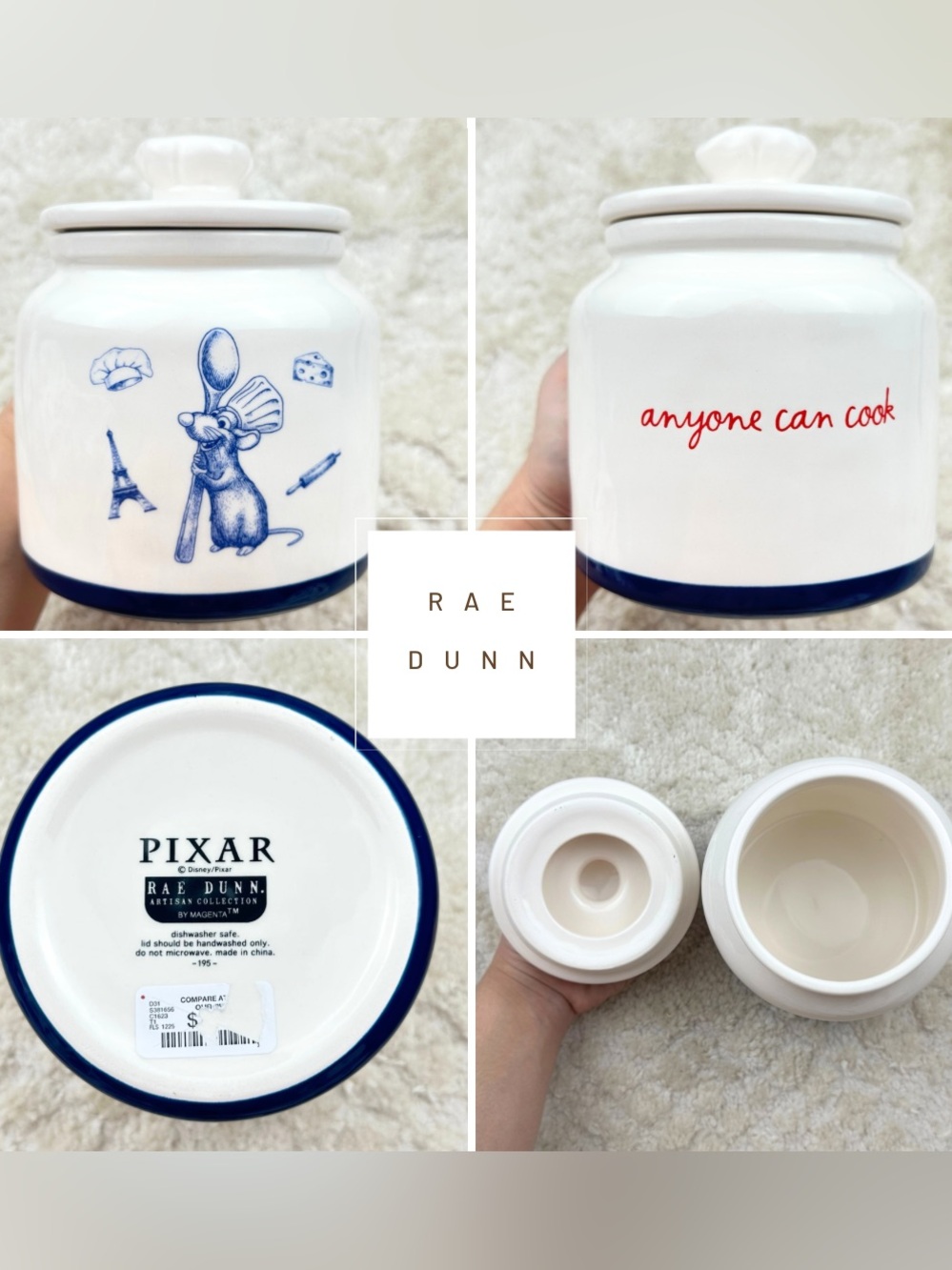 Rae Dunn Ratatouille Canister Jar
